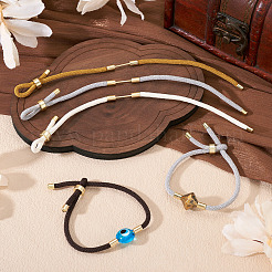 4шт 4-цветный плетеный нейлоновый шнур для изготовления браслета&nbsp;MAK-TA0001-26B