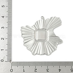 Оправы для подвесок из нержавеющей стали 304 в виде кабошонов&nbsp;LS-STAS-L293-05P