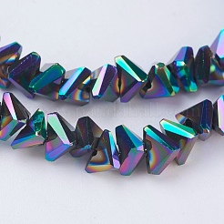 Стеклянные бусины с гальваническим покрытием &nbsp;EGLA-J145-6mm-FP05