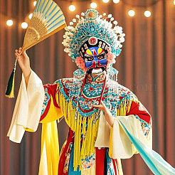 12 стиль diy пустая неокрашенная маска пекинской оперы&nbsp;DIY-BC0014-78