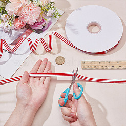 Полосатая лента из полиэстера&nbsp;OCOR-WH0101-167B