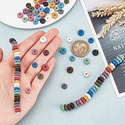 2 нити 2 стилей натуральные бусины из лавового камня нити G-PH0002-52