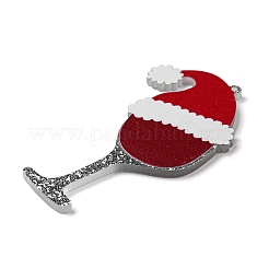 Акриловые большие подвески на рождественскую тематику OACR-E024-01B