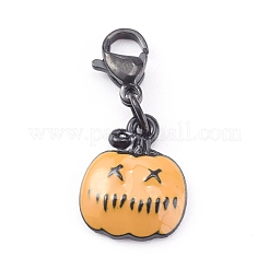 Conjunto de colgantes de esmalte de aleación de tema de halloween&nbsp;HJEW-JM00436