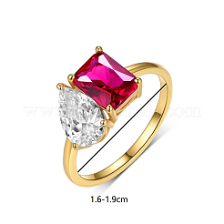 Кольцо из стерлингового серебра с розовым цирконием для женщин GM3646-3