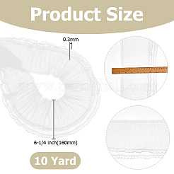 Ruban de dentelle de polyester&nbsp;OCOR-WH0120-81B