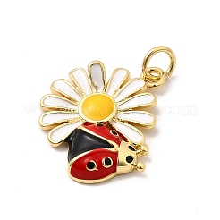 Латунь эмаль подвески&nbsp;KK-I359-03G-01