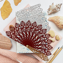 Углеродистая сталь разрезает трафареты DIY-WH0309-1764