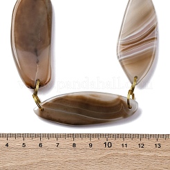 Природные Серый агат бисер нитей G-K348-09