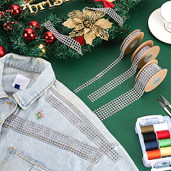 3 рулон 3 видов пластиковых страз для отделки&nbsp;DIY-FG0007-04B