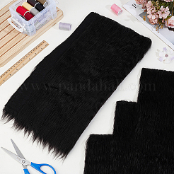 1 pièce de tissu peluche en polyester&nbsp;AJEW-BC0010-04C