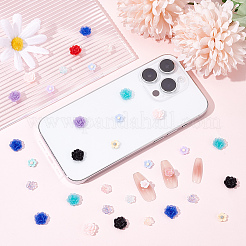 300 шт. 3 стиля прозрачных и непрозрачных смоляных кабошонов CRES-CP0001-03