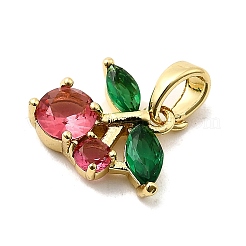 Латунные микро проложить кубического циркония подвески&nbsp;KK-H089-14G