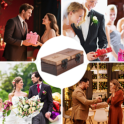 1 шт. шкатулки для украшений в стиле шинуазри OBOX-BBC0001-01