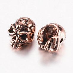 Сплавочные овальные бусины тибетского стиля &nbsp;PALLOY-F200-11ARG