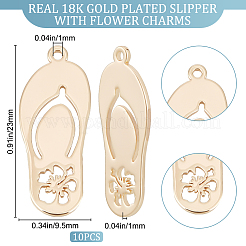 10шт латунные подвески&nbsp;KK-BBC0009-35