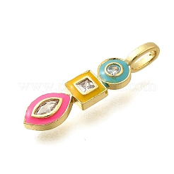 Латунные микро проложить кубического циркония подвески&nbsp;KK-A245-04G