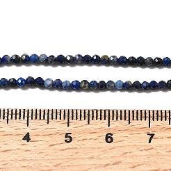 Natürlicher Lapislazuli Perlenstränge&nbsp;LS-G-F509-14-2mm