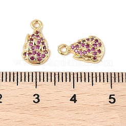 Латунные микро проложить кубического циркония подвески&nbsp;KK-R219-11G