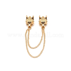 Spilla da bavero da uomo con collo a sciarpa con drago&nbsp;JEWB-WH0022-20A