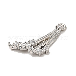 Латунные микро проложить кубического циркония подвески KK-D091-02P