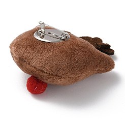 Рождественская тема броши из шерстяной ткани&nbsp;LS-JEWB-F022-01F