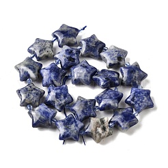 Природный содалит бисер нитей G-U023-C01-04