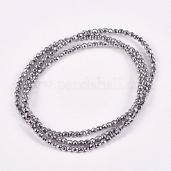 Chapelets de perles en hématite sans magnétiques&nbsp;X-G-J169B-2mm-02