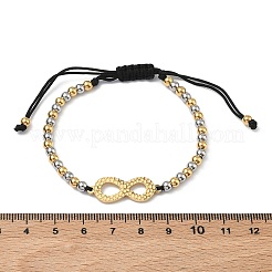 Bracelets à maillons infinis en acier inoxydable 304&nbsp;BJEW-F534-01GP-02