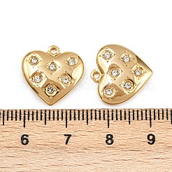 Подвески со стразами из нержавеющей стали 304 STAS-I352-10G-01