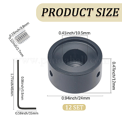 12 коробка алюминиевых чехлов для переключателей гитарных педалей&nbsp;FIND-CN0002-24