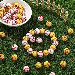 Непрозрачные акриловые бусины&nbsp;OACR-YW0002-06A