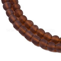 Матовое ручной работы Lampwork бисер&nbsp;LAMP-C022-01B