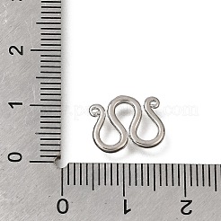 Fermoirs en laiton à crochet en forme de M&nbsp;KK-CBA0DF0-14B-P