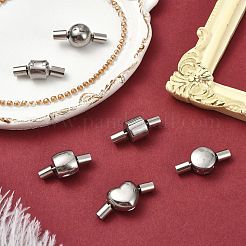 6 шт. 6 стиля застежек-коробок из нержавеющей стали 304&nbsp;STAS-CJ0002-72