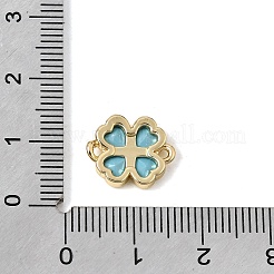 Verbindungsanhänger aus Messing mit kubischem Zirkonia-Pavé&nbsp;KK-CBA960E-04G