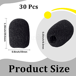 Мини-микрофонный чехол-губка&nbsp;AJEW-CN0003-83B