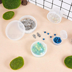 プラスチックビーズ収納ケース  コラム  透明  3.2x1.8cm  容量：7ミリリットル  30pc&nbsp;CON-BC0004-18