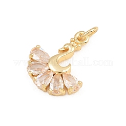 Ottone micro spianare pendenti zirconi&nbsp;KK-E798-09A-G