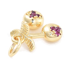 Стойки обшивки латунь микро проложить Циркон подвеску&nbsp;KK-Z071-85G-02