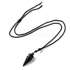 Ожерелье с кулоном из драгоценных камней и нейлоновым шнуром для женщин G-A210-05