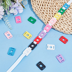 36 шт. 9-х цветные ПВХ-зажимы для шнурков&nbsp;FIND-AN0001-10