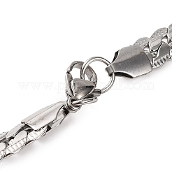 Не тускнеющие ожерелья из нержавеющей стали 304 для женщин NJEW-G140-08A-P