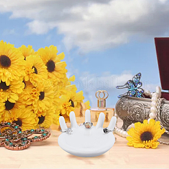 Выставочные витрины кольца смолы RDIS-WH0016-06B