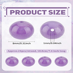 1 нить натуральных аметистовых бусин&nbsp;G-LP0001-04