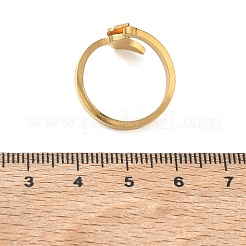 Offene Schmetterlings-Manschettenringe aus Edelstahl 304 für Damen&nbsp;RB-CBAEBCF-01G