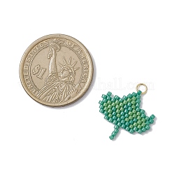 Pendenti con perline di vetro&nbsp;PALLOY-MZ00916-02