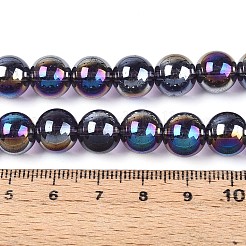 Гальванизируйте прозрачное стекло бисер нитей GLAA-T032-T10mm-AB03