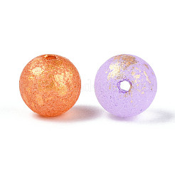 Выпечка окрашенные стеклянные бусины DGLA-N014-8mm-01