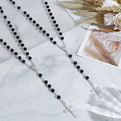 2 шт. пластиковые бусины-четки из искусственного жемчуга для Пасхи&nbsp;NJEW-GO0001-09